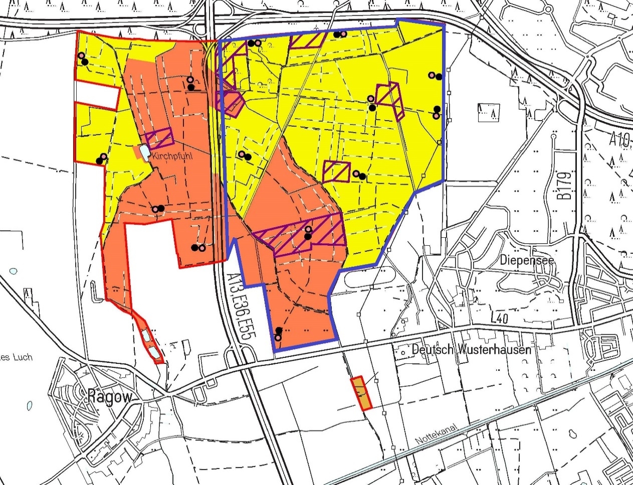 Karte des Untersuchungsgebietes