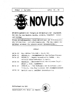 Inhaltsverzeichnis und Bezugsmöglichkeiten